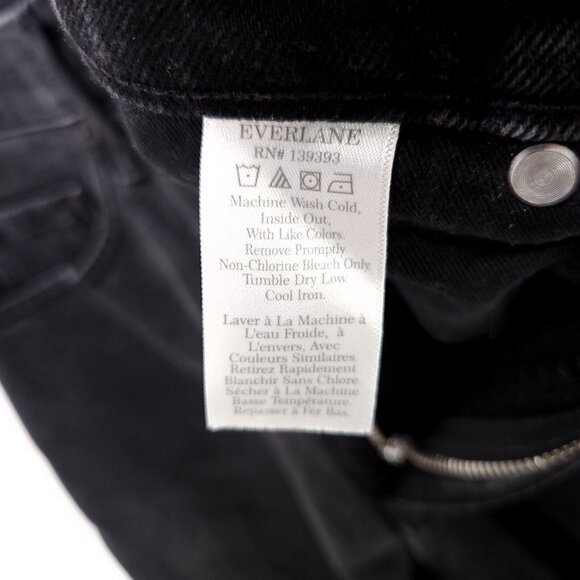 Everlane Womens The Original Cheeky Jeans Stretch Gray Size 26 Crop Denim - Picture 13 of 14